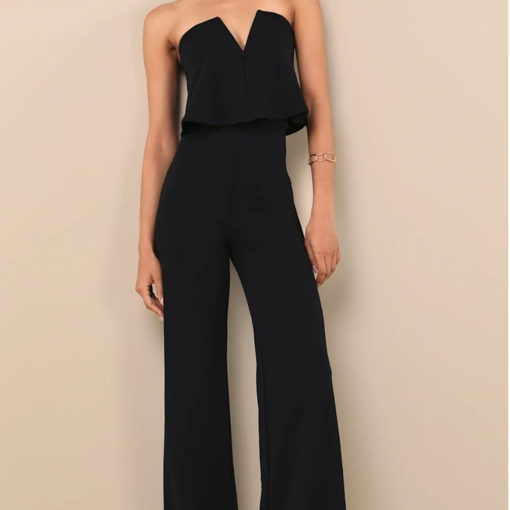 Lulu's Classic Black Jumpsuit